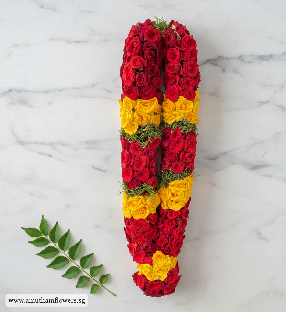 1.5F Big Rose Garland