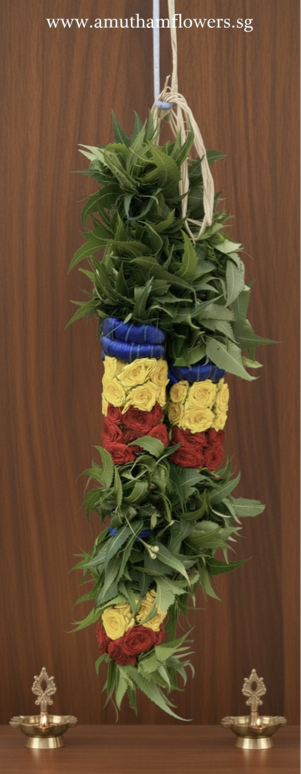 1.5F Big Veppilai Garland with Ribbon ( Neem )